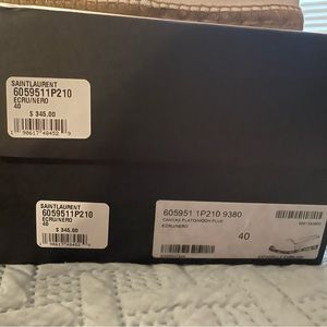 YSL Canvas Espadrilles